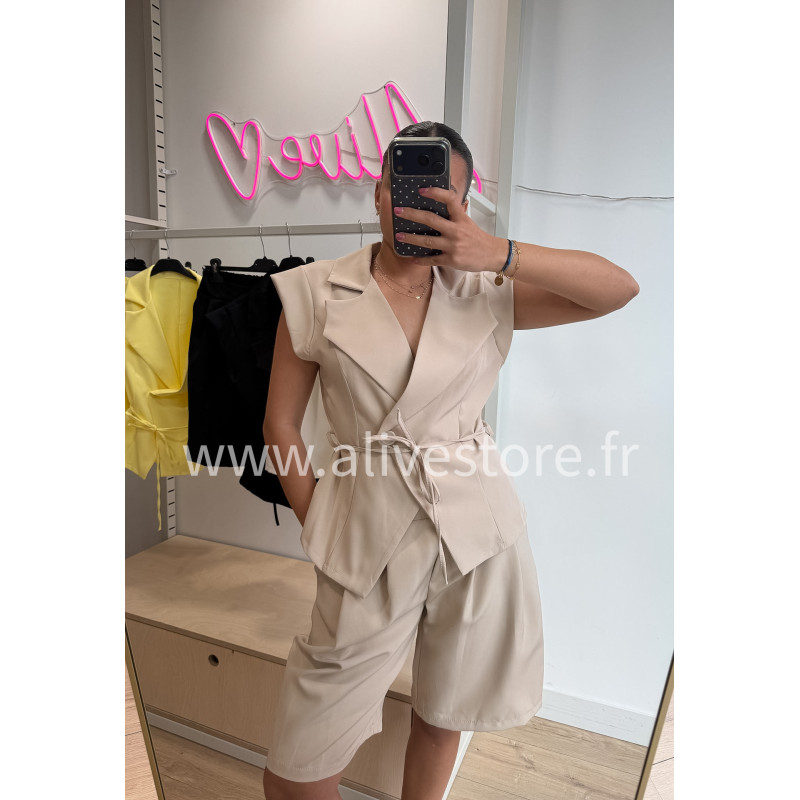 ENSEMBLE TAILLEUR SHORT AMÉLIA