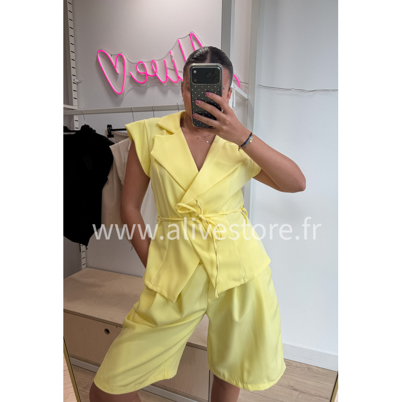 ENSEMBLE TAILLEUR SHORT AMÉLIA