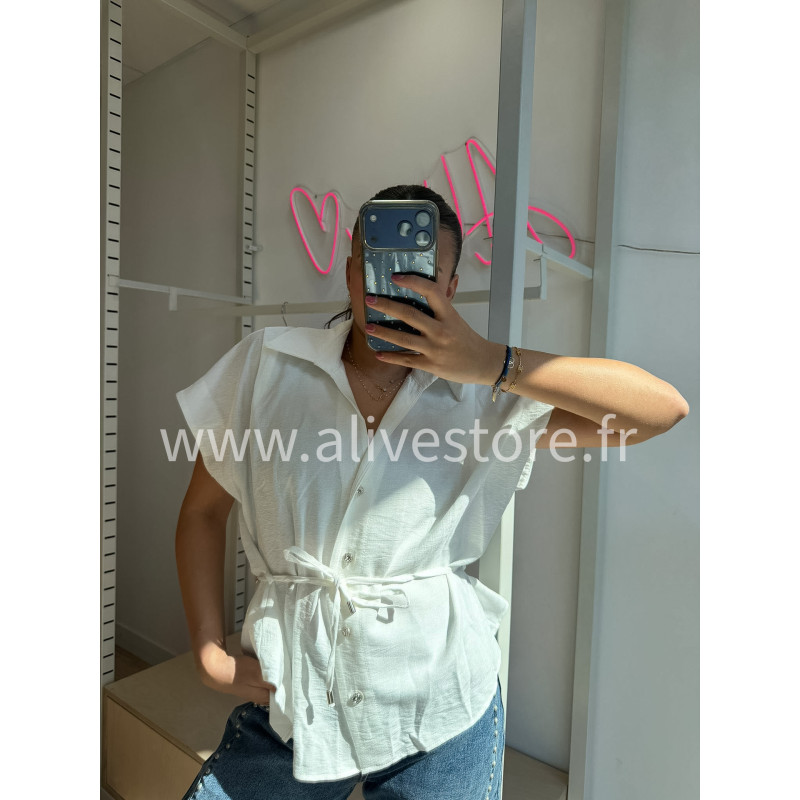 CHEMISE CEINTURÉE MAYA