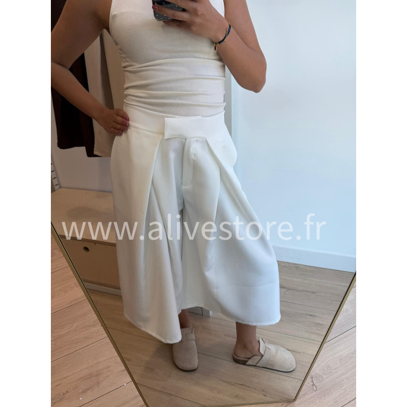 BERMUDA TAILLE HAUTE LÉONIE