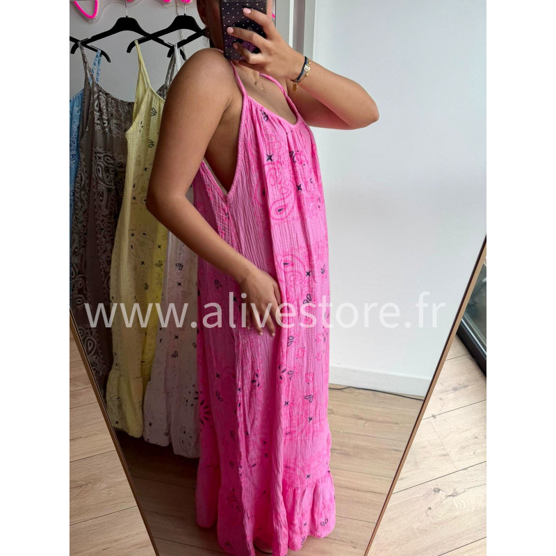 ROBE DOS NU COTON LÉA