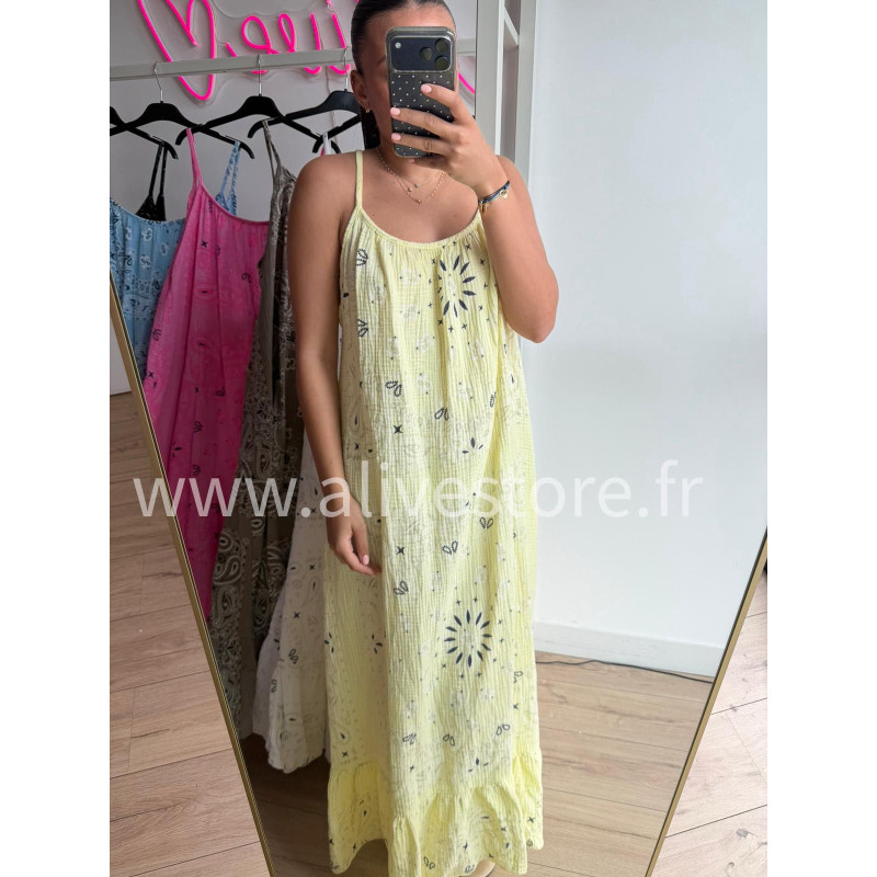 ROBE DOS NU COTON LÉA