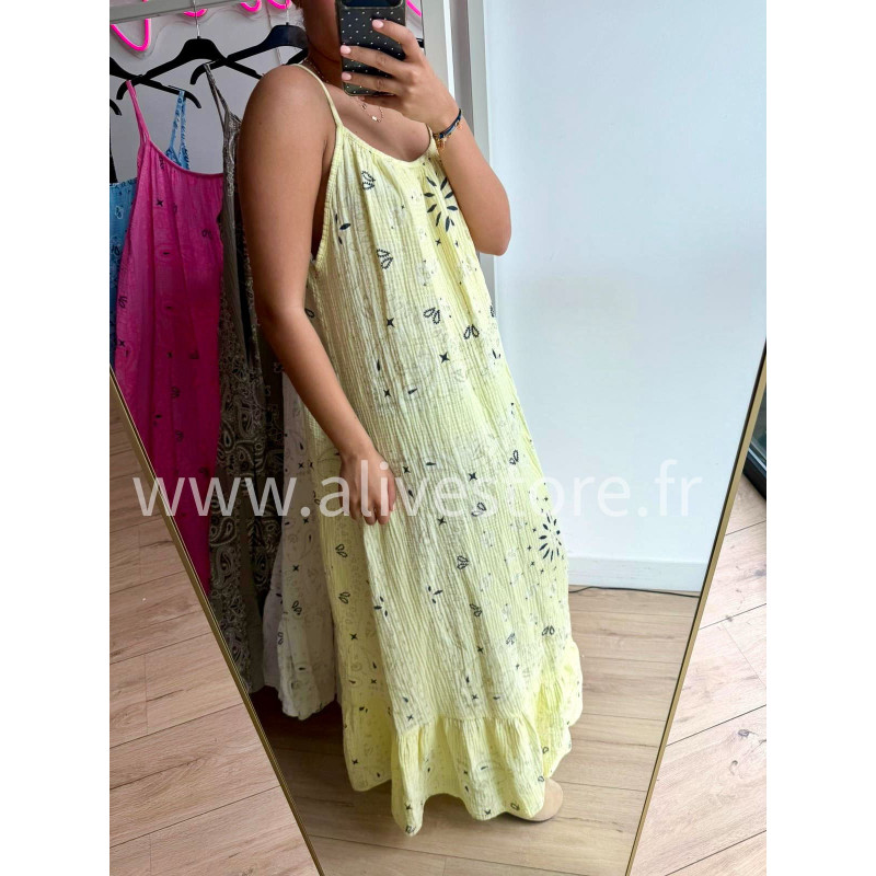 ROBE DOS NU COTON LÉA