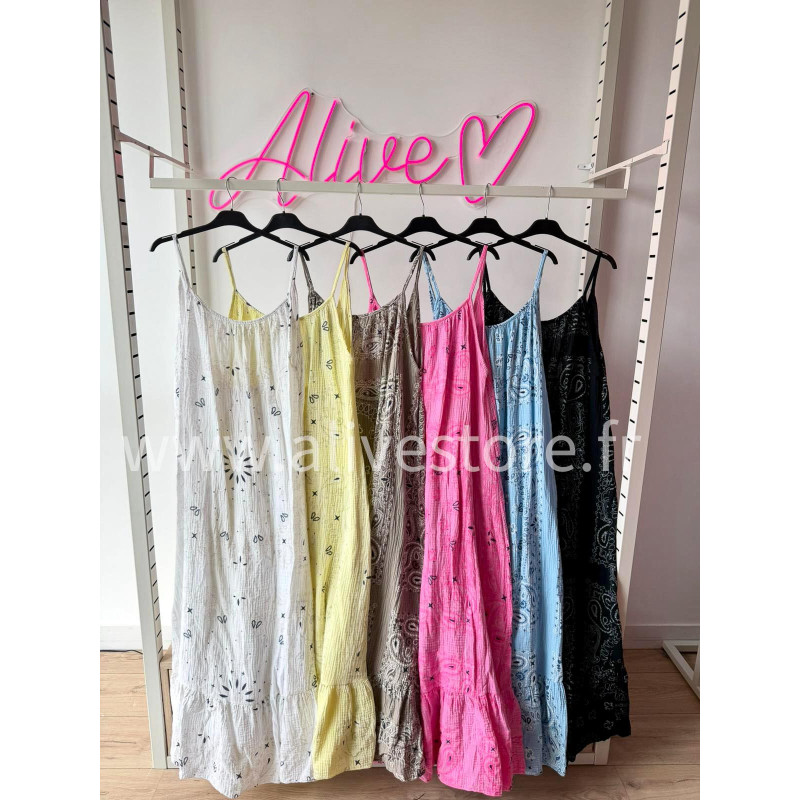 ROBE DOS NU COTON LÉA