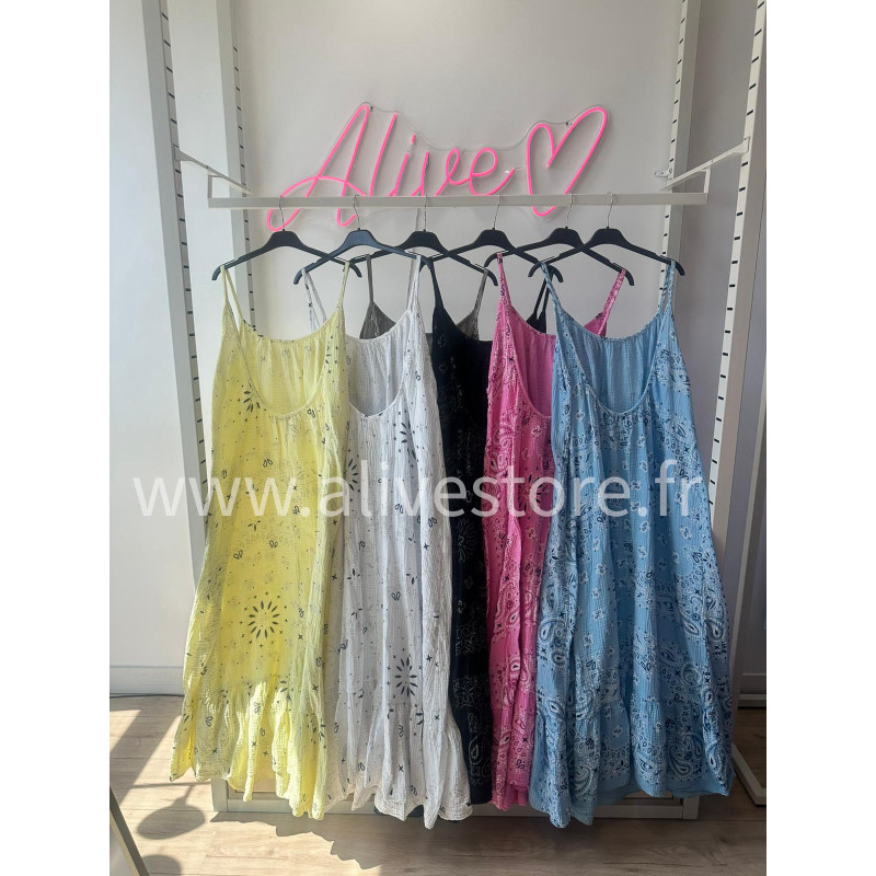 ROBE DOS NU COTON LÉA