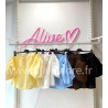 TOP BUSTIER MANCHES BOUFFANTES LÉA