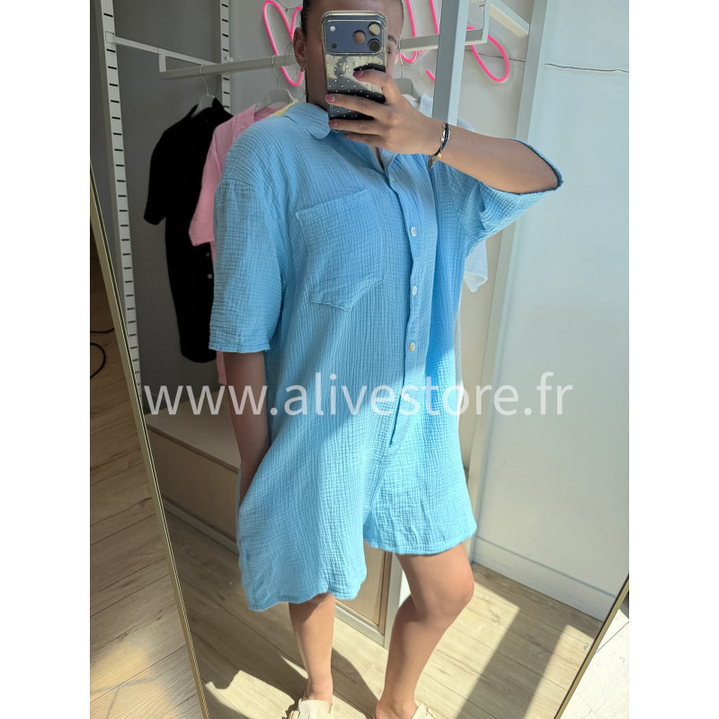 COMBI-SHORT COTON NOÉMIE