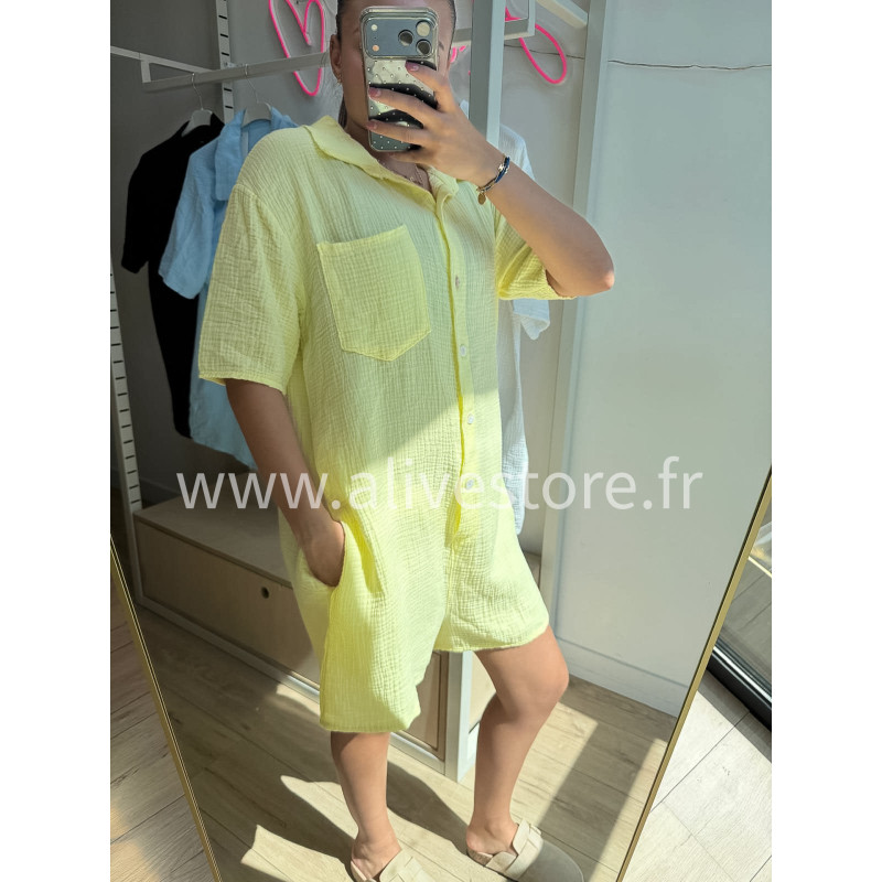 COMBI-SHORT COTON NOÉMIE