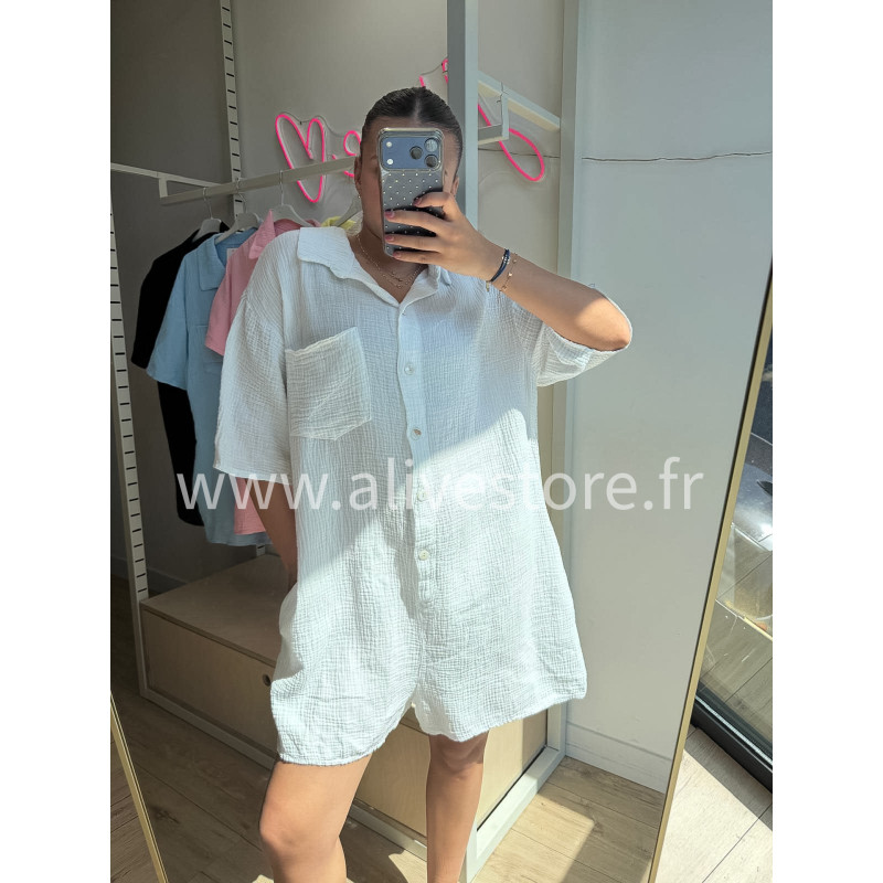 COMBI-SHORT COTON NOÉMIE