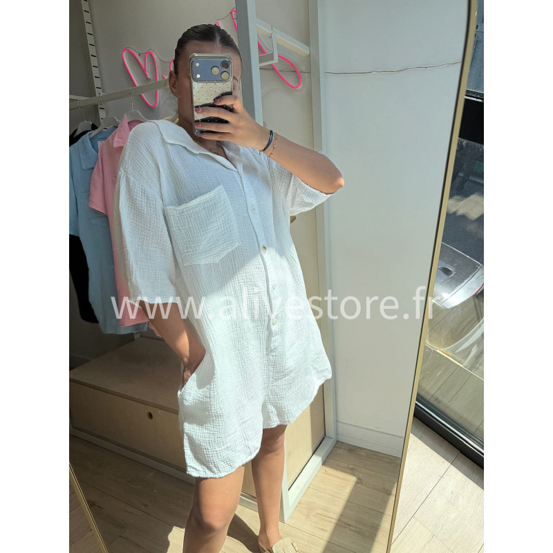 COMBI-SHORT COTON NOÉMIE
