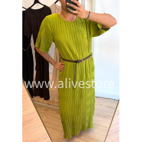 ROBE PLISSÉE LÉONIE