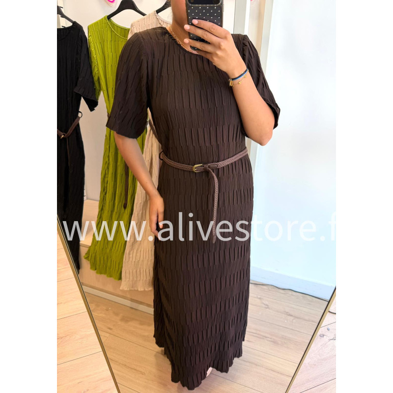 ROBE PLISSÉE LÉONIE