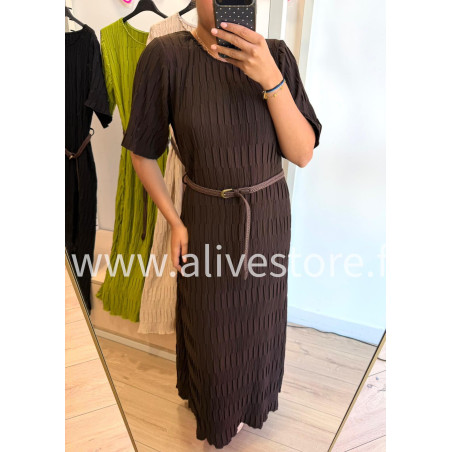 ROBE PLISSÉE LÉONIE
