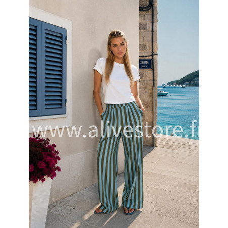 PANTALON RAYÉ MAËLLE