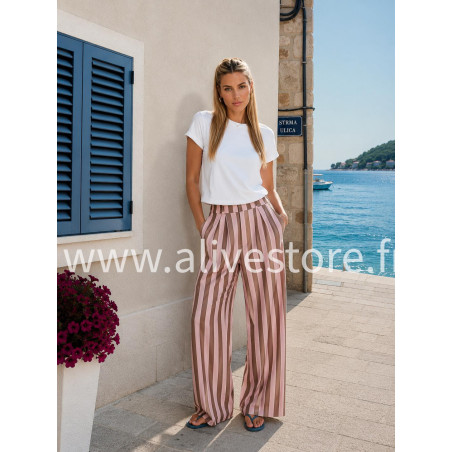 PANTALON RAYÉ MAËLLE