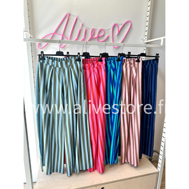 PANTALON RAYÉ MAËLLE