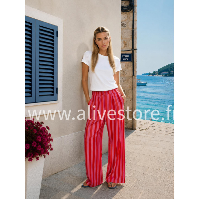 PANTALON RAYÉ MAËLLE