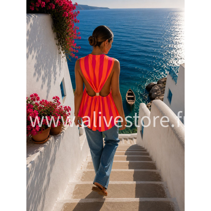 TOP DOS OUVERT GIULIA