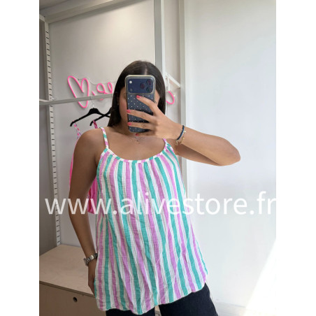TOP RAYÉ AVA