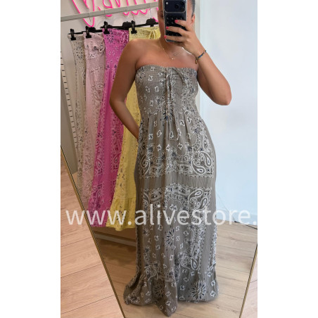 ROBE BUSTIER BANDANA