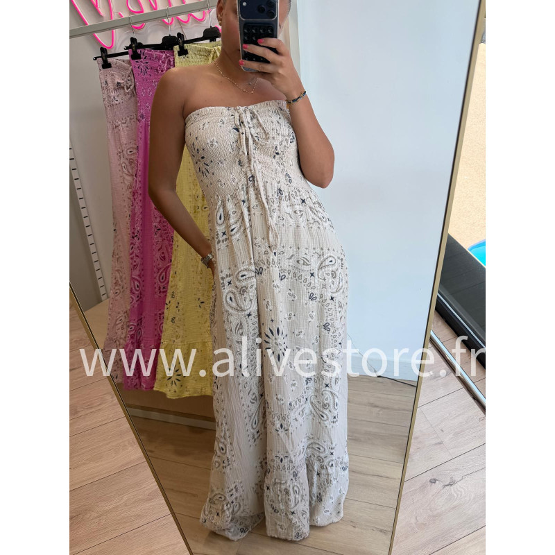 ROBE BUSTIER BANDANA