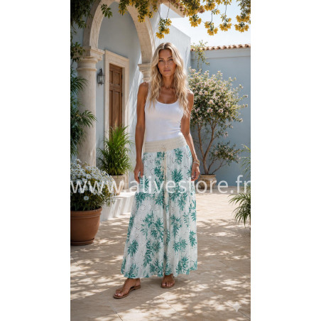 JUPE LONGUE FLORALE