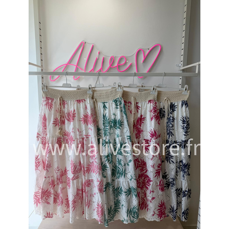 JUPE LONGUE FLORALE