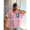 CHEMISE SOLÉA RAYÉE