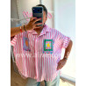 CHEMISE SOLÉA RAYÉE