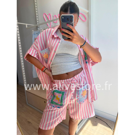 SHORT SOLÉA RAYÉ