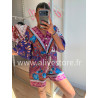 COMBISHORT LÉANA FLEURIE