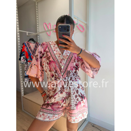 COMBISHORT LÉANA FLEURIE