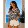 T-SHIRT ICONIC LEOPARD